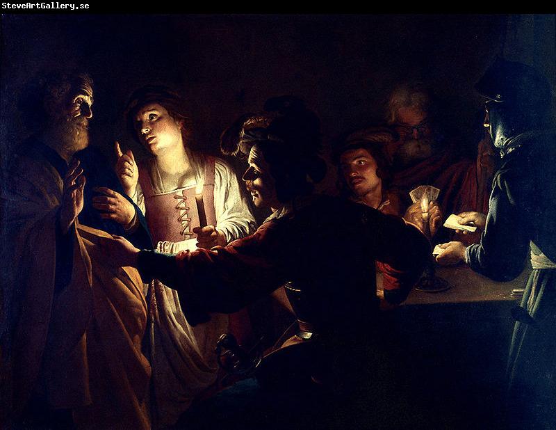 Gerard van Honthorst De Verloochening van Sint Petrus